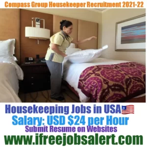 Compass Group Housekeeper Recruitment 2021-22