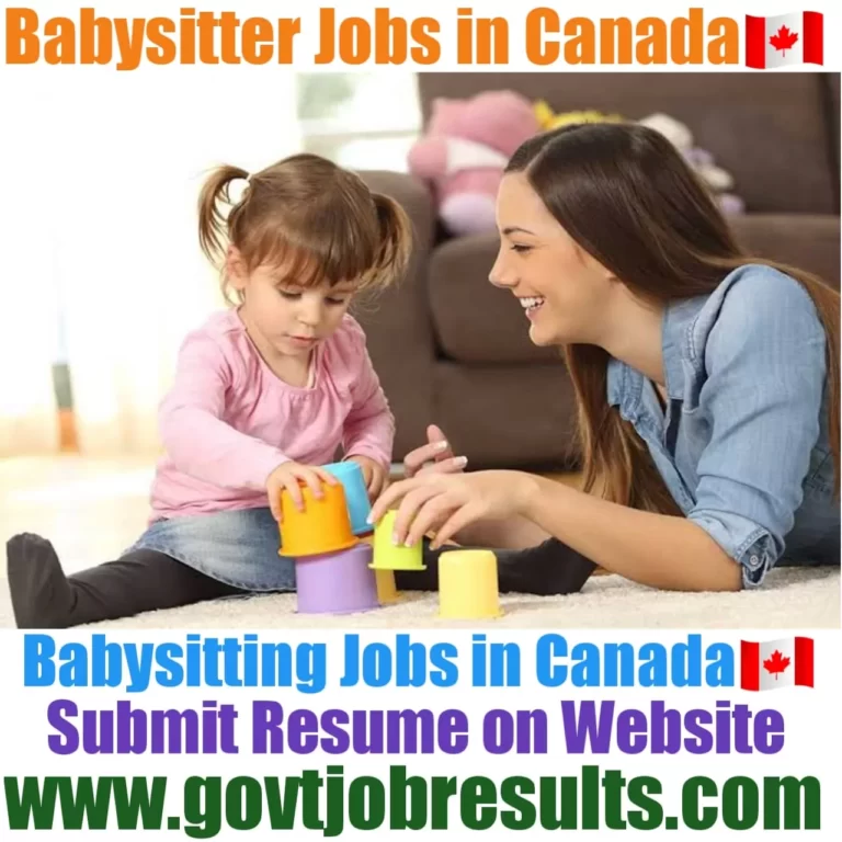 Babysitter Jobs in Canada 2022-23