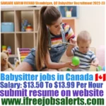 SANGARE KARIM RICHARD Shawinigan, QC Babysitter Recruitment 2022-23
