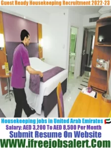 Guest Ready Housekeeping Recruitment 2022-23 