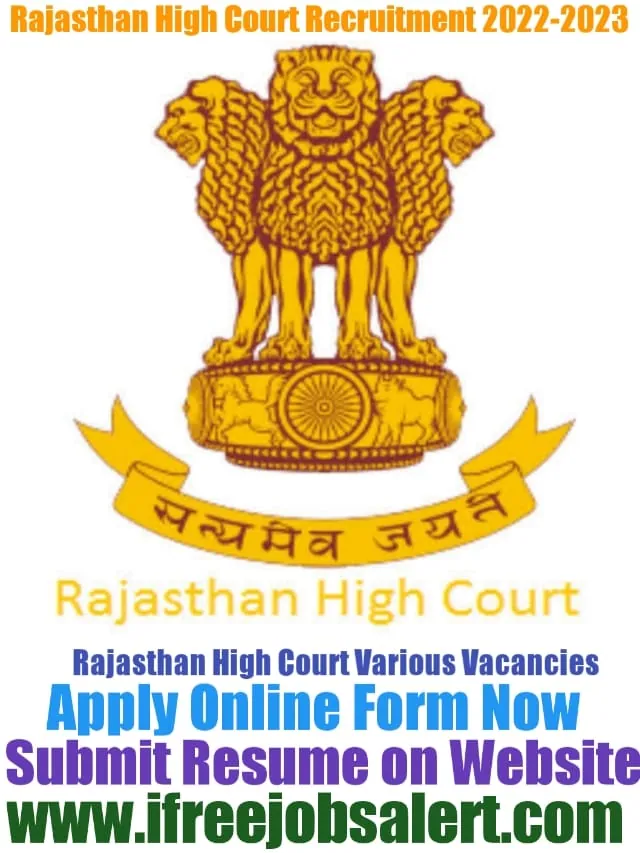 Rajasthan Hc Recruitment 2023